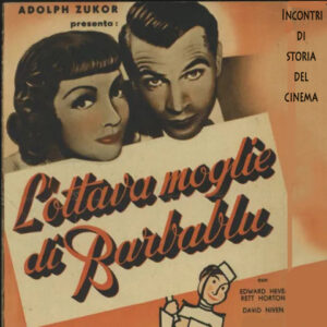 L’ OTTAVA MOGLIE DI BARBABLU’ giovedì 3 luglio ore 21:30